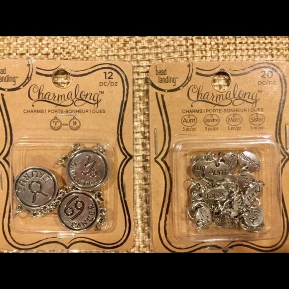 Bundle Of 4 NWT Charm Sets For Jewelry! - Picture 2 of 3